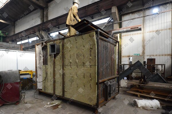 Изготовление водогрейного котла 1160 кВт без дымососа