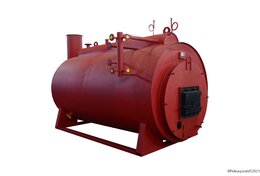 Парогенератор 700 кг 130 С на твердом топливе