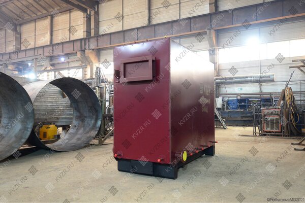 Твердотопливный котел 350 кВт производственный